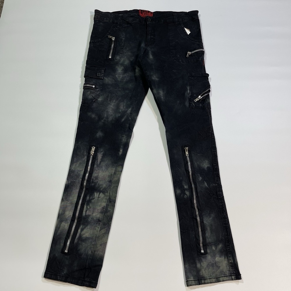 Tripp NYC Black Bondage Chains Pants Size 31/13 Goth Daang Goodman